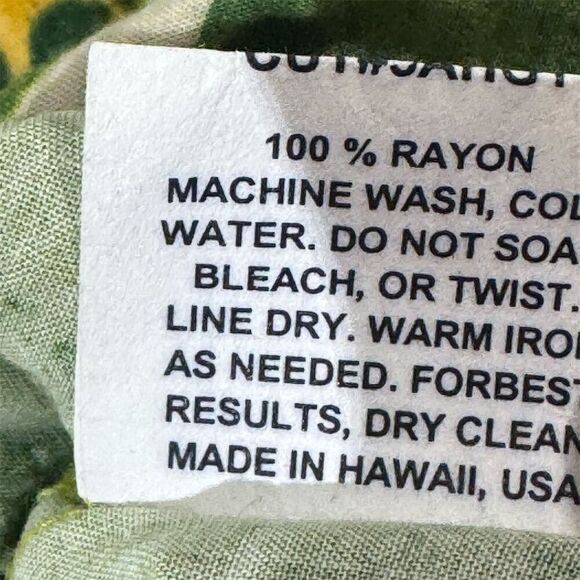 Jams World Vintage Floral Hawaiian Shirt Medium Nohara Print Made in Hawaii - Picture 8 of 8